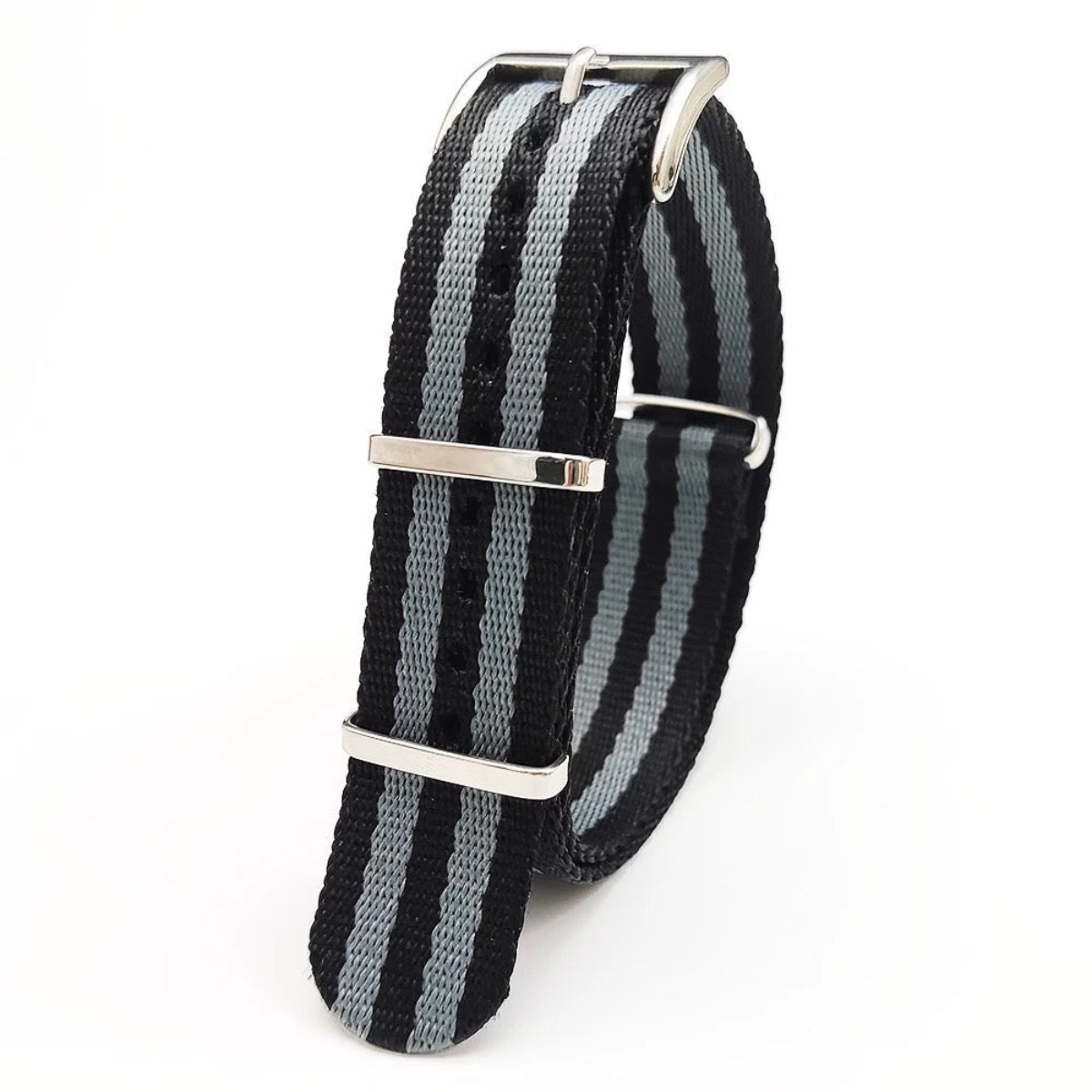 Black/Gray Nato Strap - Somerville Watch Co. -