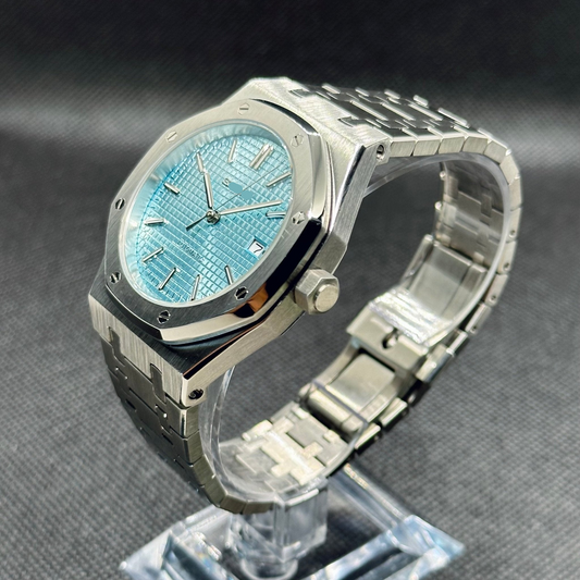 Royal Oak Mod "Ice Blue" Watch - Somerville Watch Co. - Ice - Blue - AP