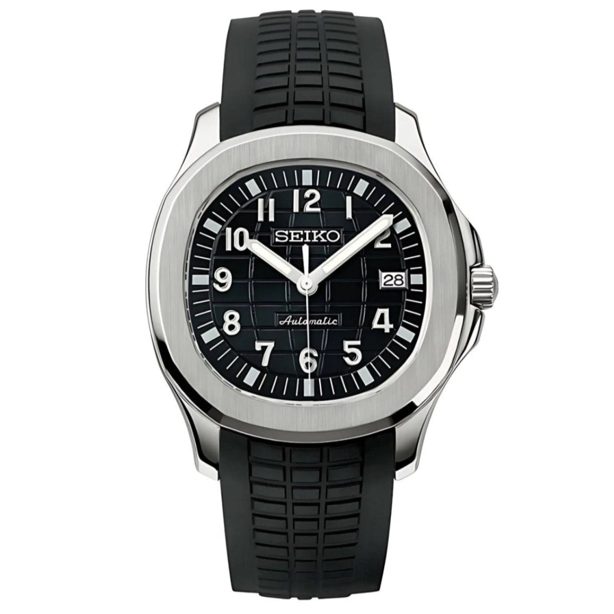 Seiko Mod Aquanaut "Black" Watch - Somerville Watch Co. - Blue - Aquanaut