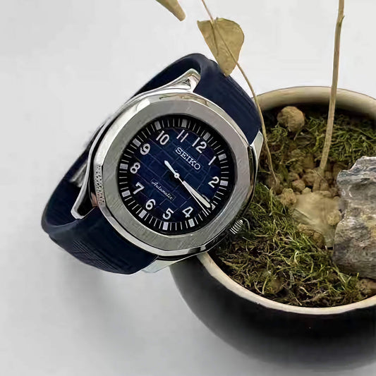 Seiko Mod Aquanaut "Blue" Watch - Somerville Watch Co. - Blue - Aquanaut