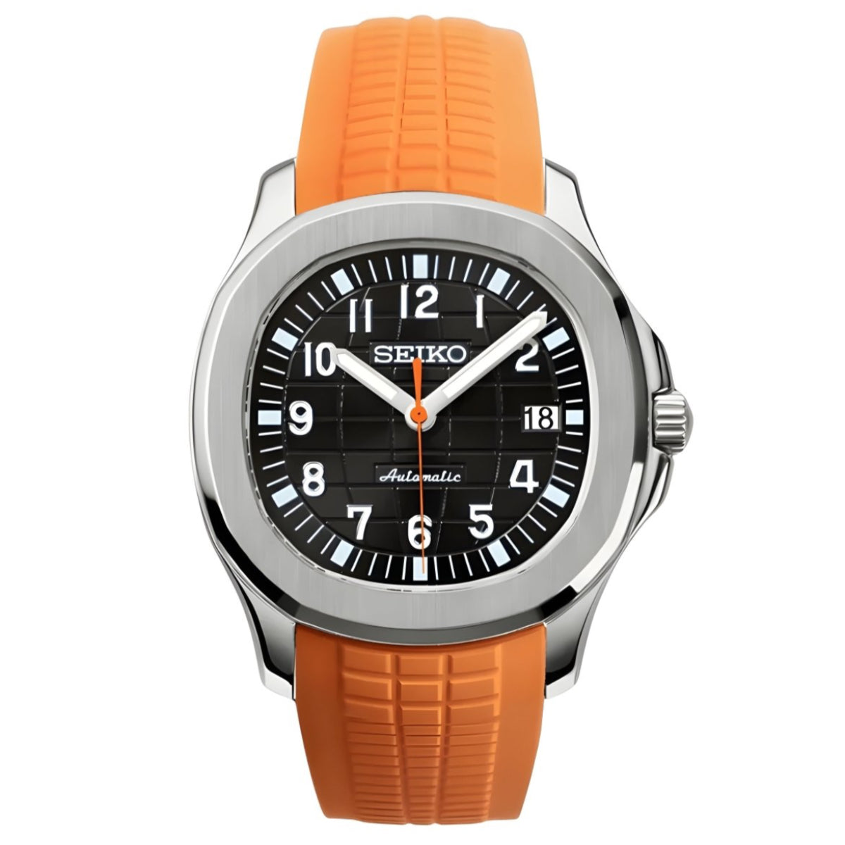 Seiko Mod Aquanaut "Orange" Watch - Somerville Watch Co. - Orange - Aquanaut
