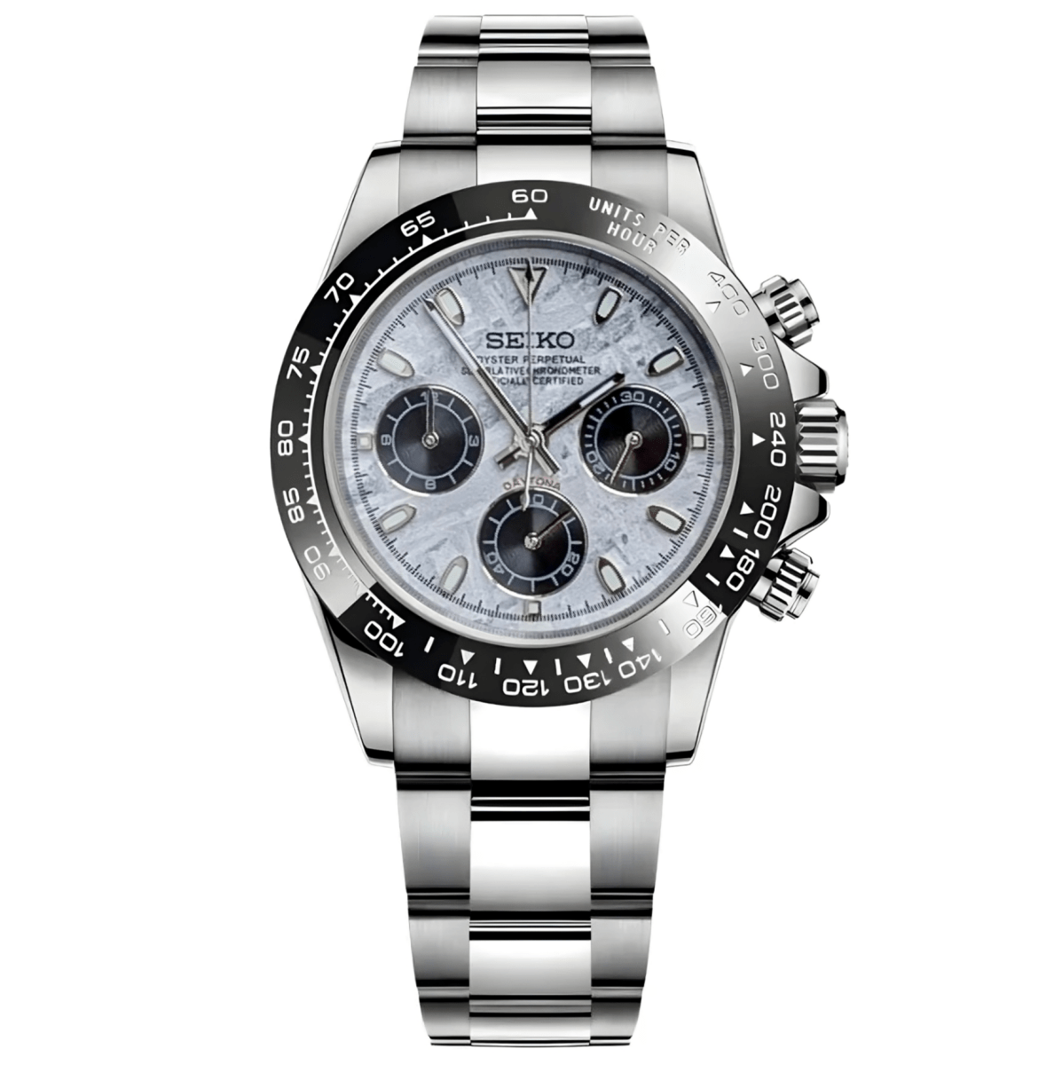 Seiko Mod Daytona "Meteorite" Chronograph - Somerville Watch Co. - Meteorite - Daytona