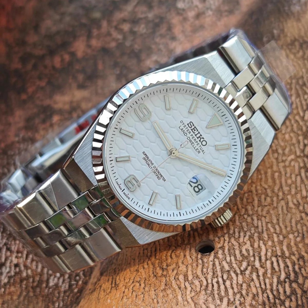 Seiko Mod Land - Dweller "White" Watch - Somerville Watch Co. - Land - Dweller - White