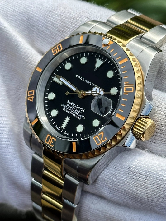 Submariner Mod "Two - Tone" Dive Watch - Somerville Watch Co. - Sub-Date-TT
