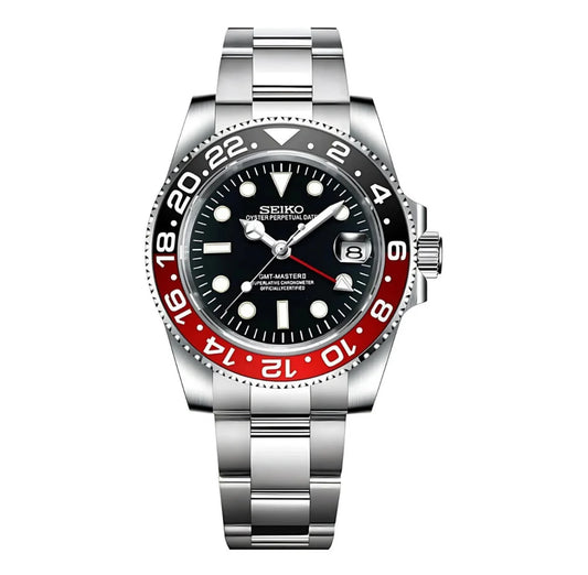 Seiko Mod GMT "Coke" Dive Watch (Premium Dial)