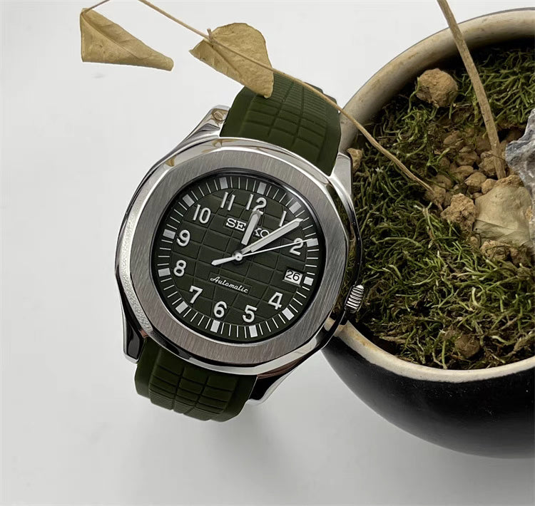 Seiko Mod Aquanaut "Green" Watch