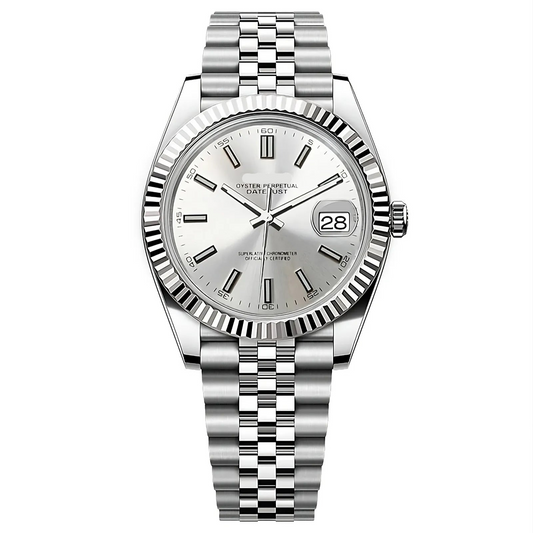 Datejust Mod "Silver" Watch - Somerville Watch Co. - Silver - Datejust