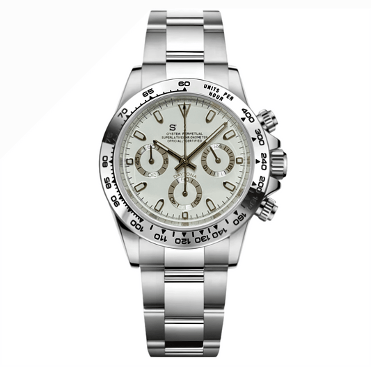 Daytona Mod "Steel" Chronograph - Somerville Watch Co. - Steel-Daytona