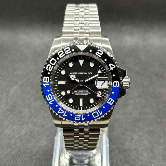 GMT Mod "Batgirl" Dive Watch (Premium Dial) - Somerville Watch Co. - Batgirl Matte