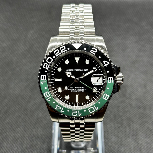 GMT Mod "Sprite" Dive Watch (Premium Dial) - Somerville Watch Co. - 