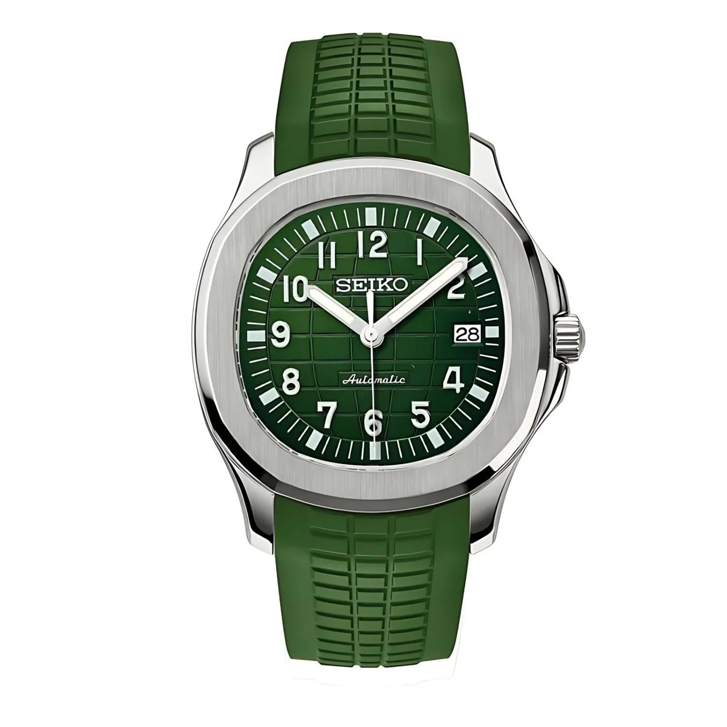 Seiko Mod Aquanaut "Green" Watch - Somerville Watch Co. - Green - Aquanaut