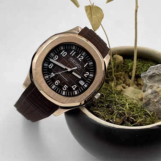 Seiko Mod Aquanaut "Rose Gold" Watch - Somerville Watch Co. - RG - Aquanaut