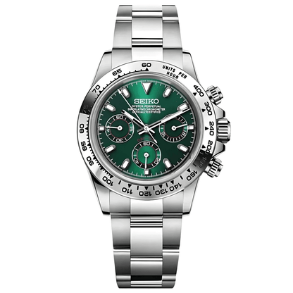 Seiko Mod Daytona "Green" Chronograph - Somerville Watch Co. - Green - Daytona