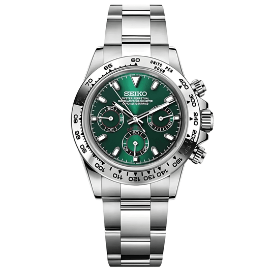 Seiko Mod Daytona "Green" Chronograph - Somerville Watch Co. - Green - Daytona