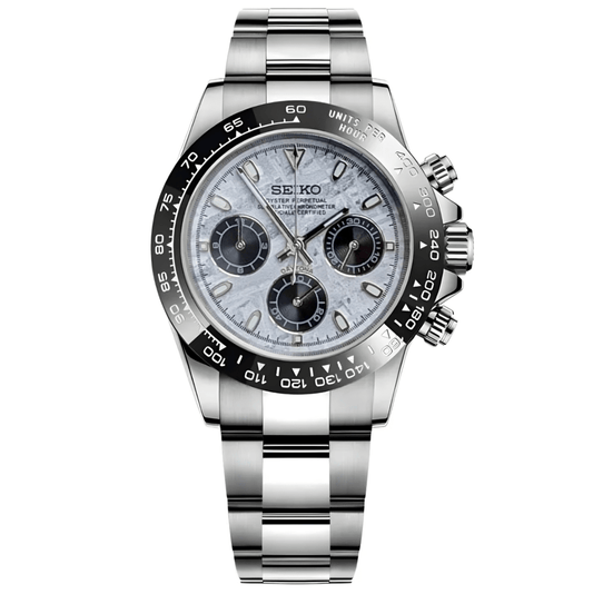 Seiko Mod Daytona "Meteorite" Chronograph - Somerville Watch Co. - Meteorite - Daytona