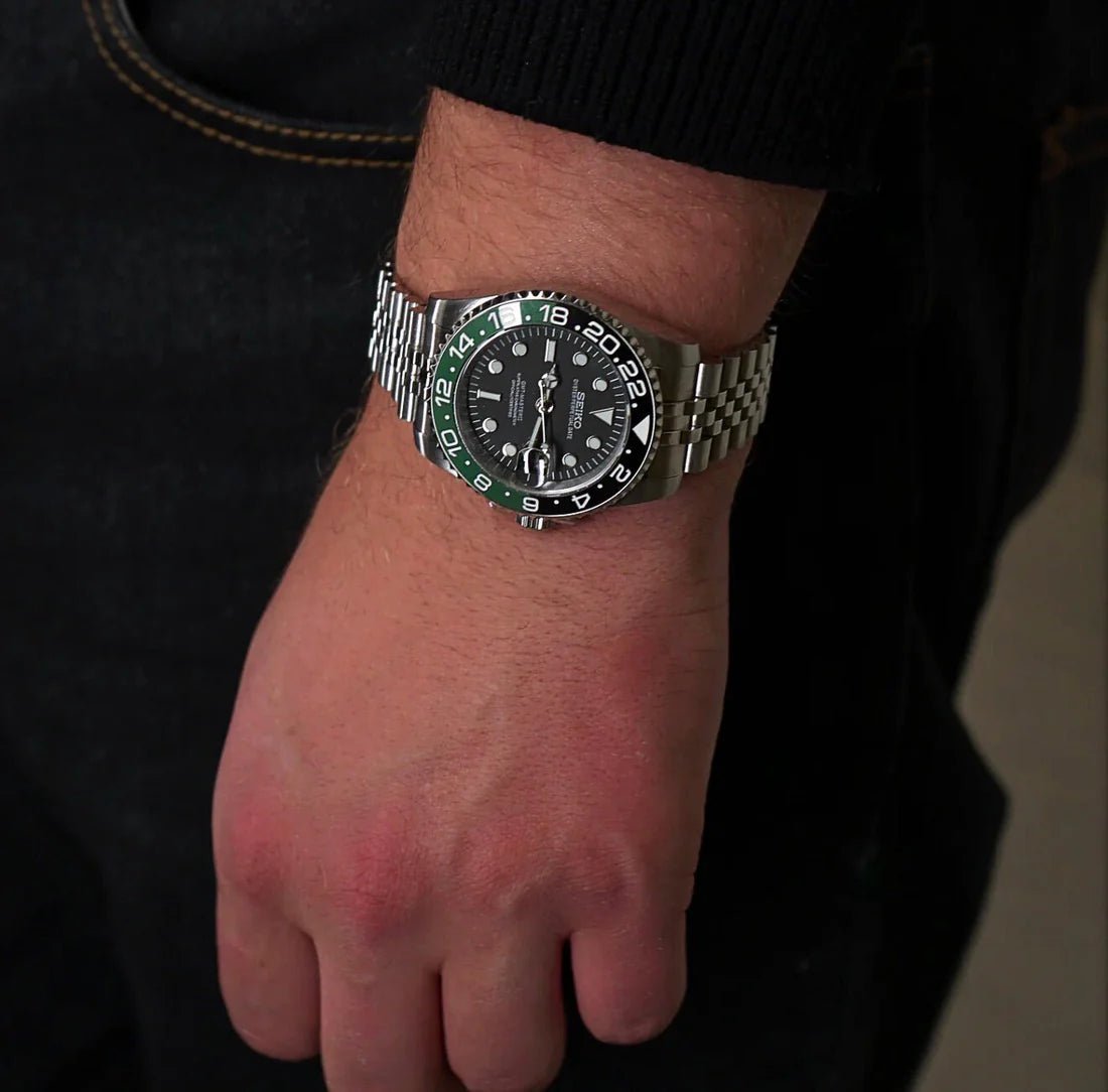 Seiko Mod GMT "Sprite" Dive Watch (Premium Dial) - Somerville Watch Co. - Sprite-P