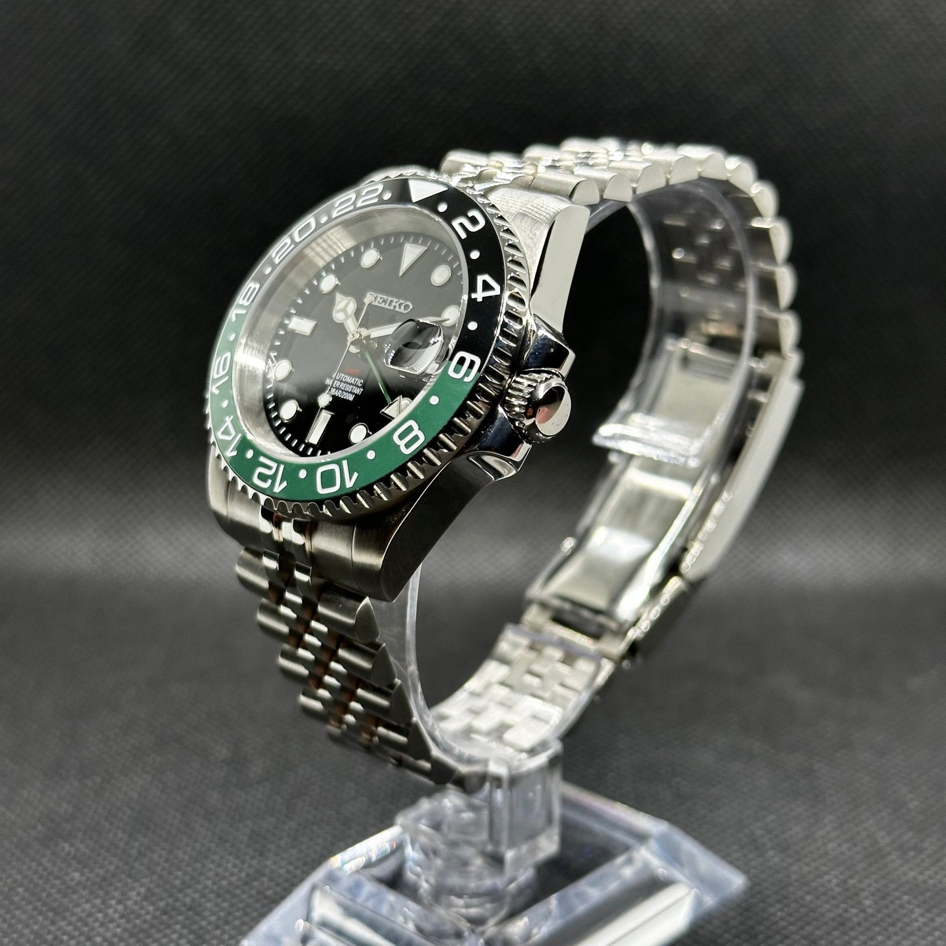 Seiko Mod GMT "Sprite" Dive Watch (Premium Dial) - Somerville Watch Co. - 