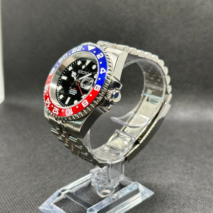 Seiko Mod "Pepsi" GMT Dive Watch - Somerville Watch Co. - Pepsi