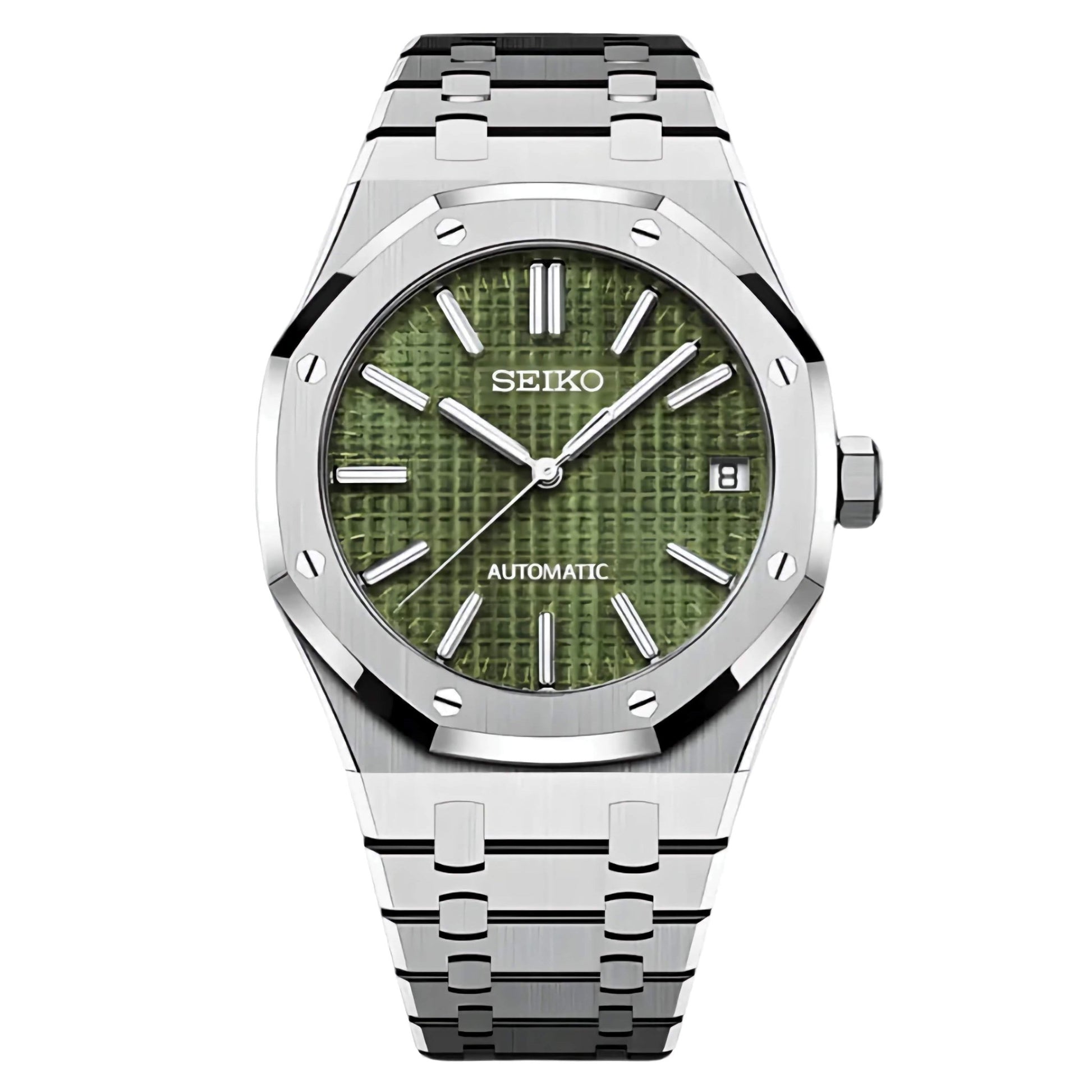 Seiko Mod Royal Oak "Green" Watch - Somerville Watch Co. - Green - AP