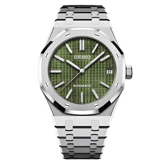 Seiko Mod Royal Oak "Green" Watch - Somerville Watch Co. - Green - AP