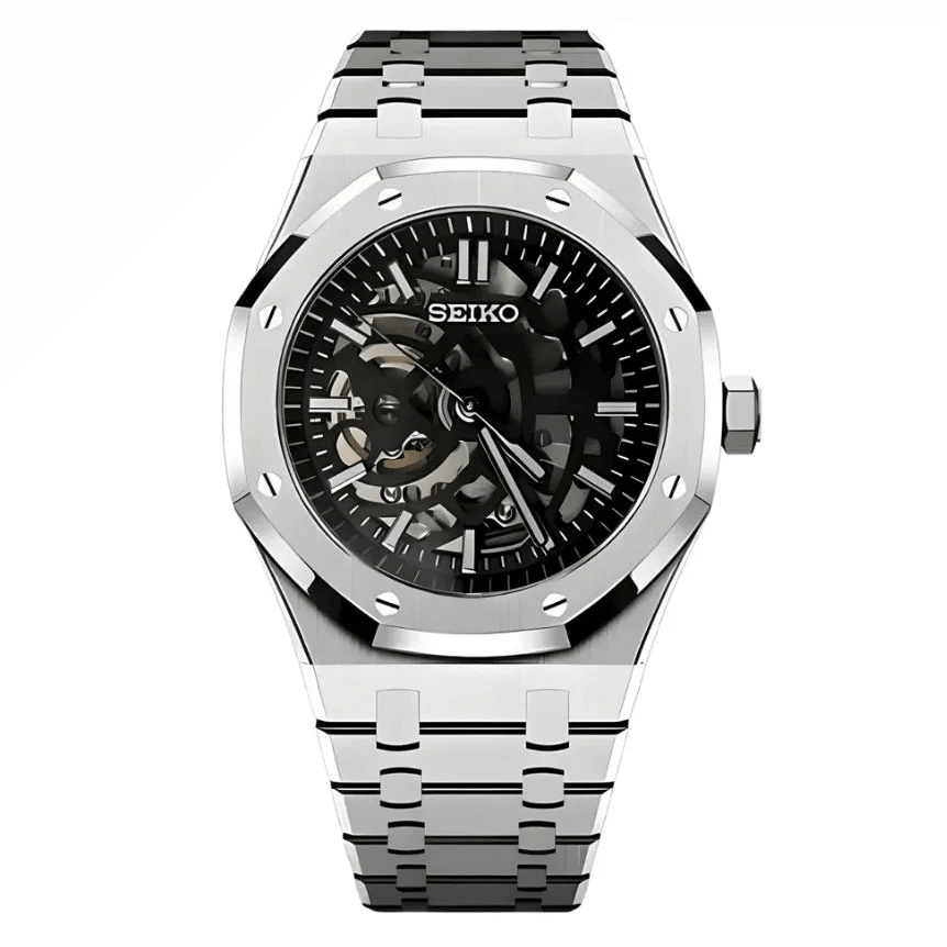 Seiko Mod Royal Oak "Skeleton" Watch - Somerville Watch Co. - Skeleton-AP