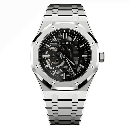Seiko Mod Royal Oak "Skeleton" Watch - Somerville Watch Co. - Skeleton-AP