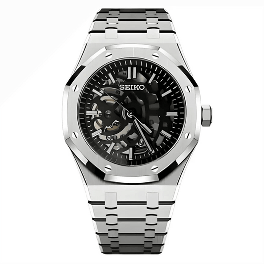 Seiko Mod Royal Oak "Skeleton" Watch - Somerville Watch Co. - Skeleton-AP