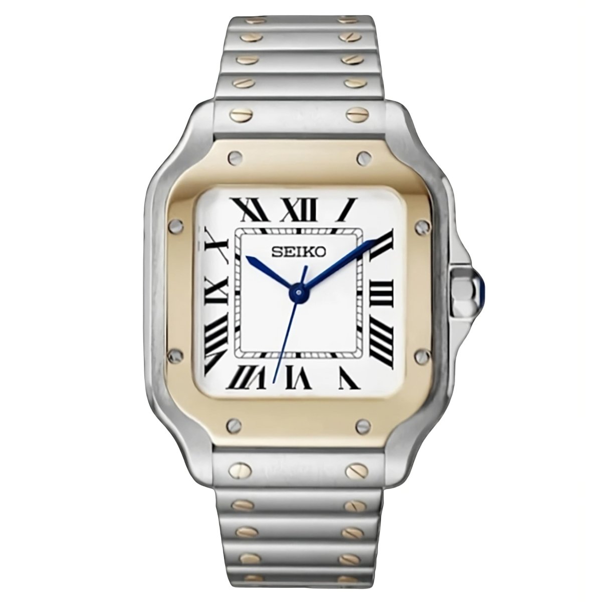 Seiko Mod Santos "Two - tone" Watch - Somerville Watch Co. - Santos - Two - Tone
