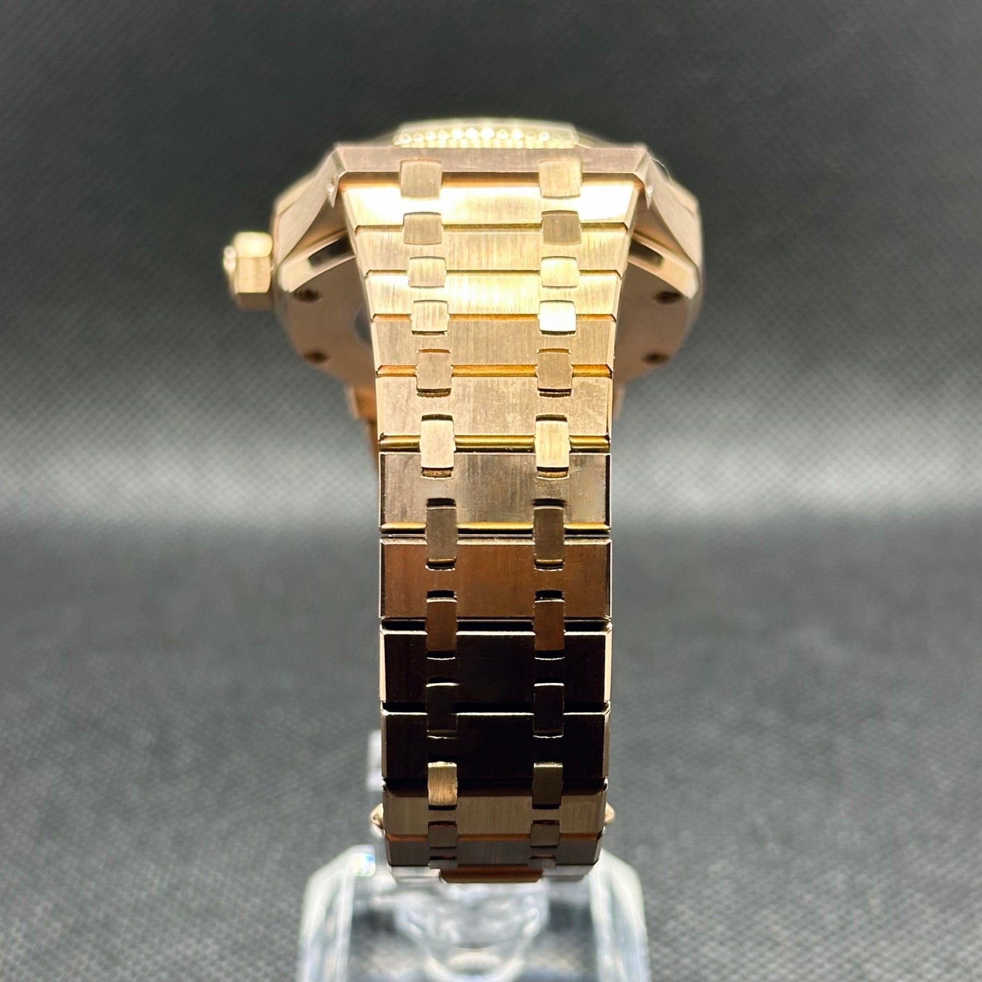 Seiko Mod "Seikoak" Royal Oak Rose Gold Watch - Somerville Watch Co. - Seikoak