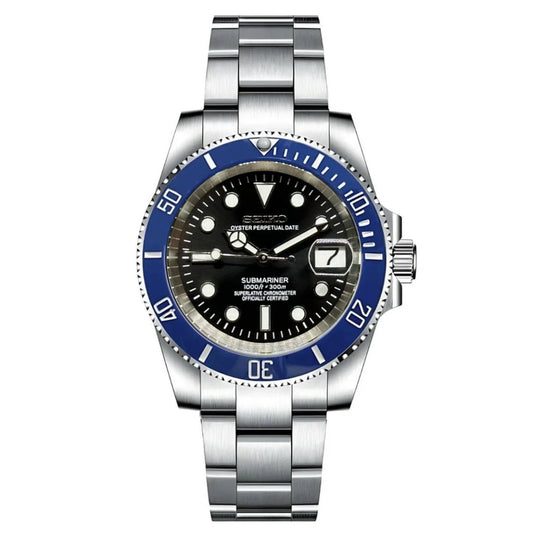 Submariner Mod "Cookie Monster" Dive Watch (Premium Dial) - Somerville Watch Co. - Cookie-Monster-P
