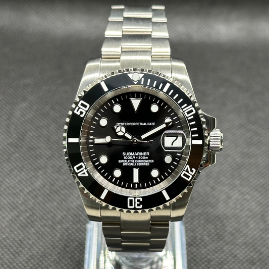 Submariner Mod "Date" Dive Watch (Premium Dial) - Somerville Watch Co. - Submariner Matte