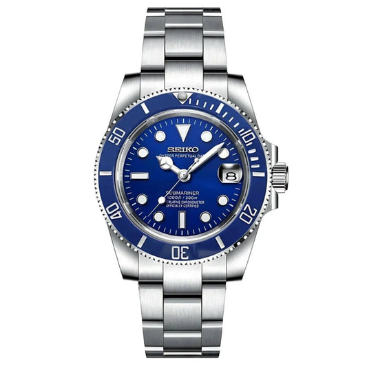 Submariner Mod "Smurf" Dive Watch - Somerville Watch Co. - Submariner