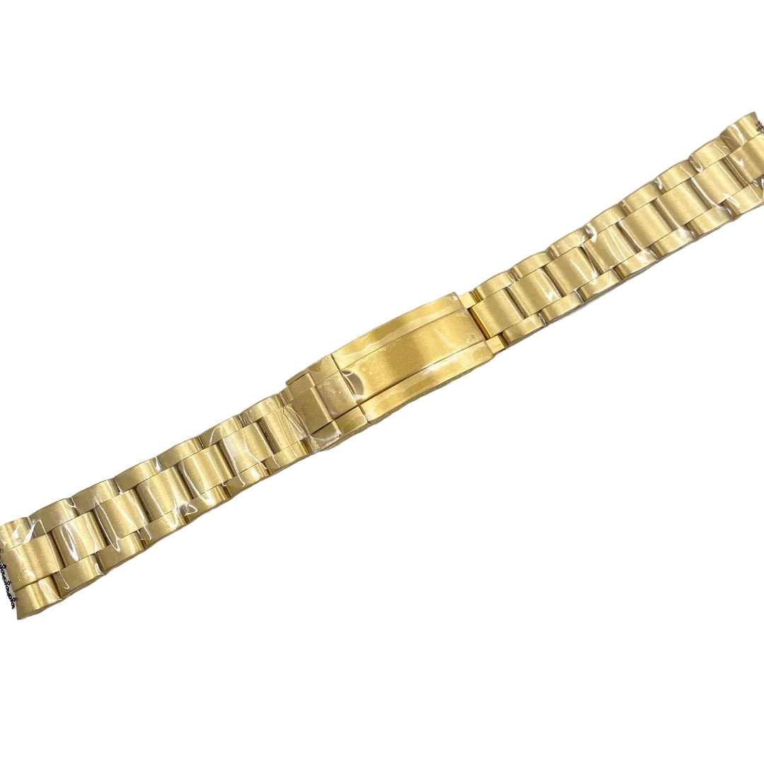 Yellow Gold Oyster Bracelet - Somerville Watch Co. - YG-Oyster-Bracelet